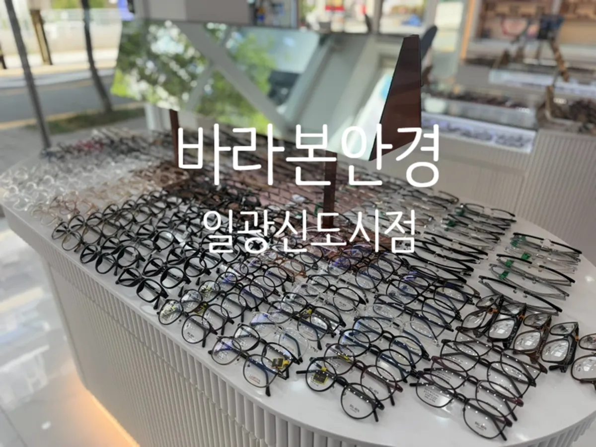 바라본안경 일광신도시점 매장 전경
