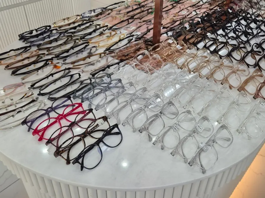 Bright interior of the Barabon Glasses store