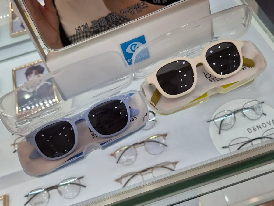 Purchased sky blue and cream baby sunglasses