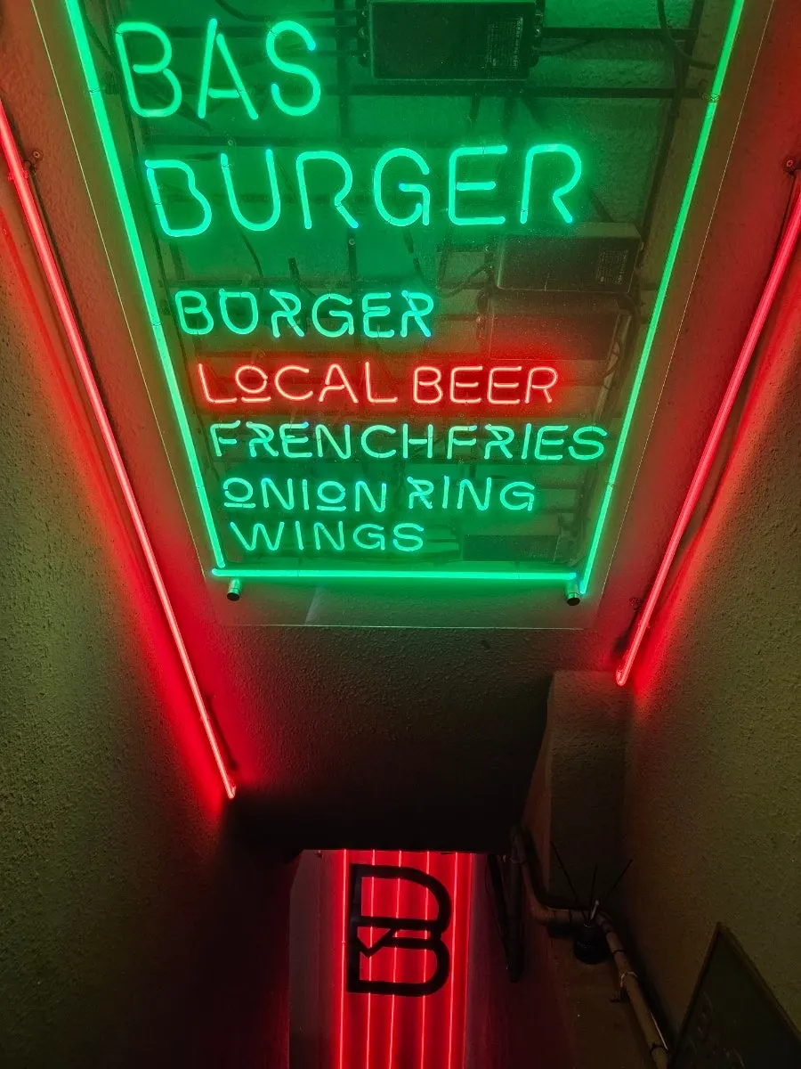Hip entrance to BAS Burger Euljiro Branch