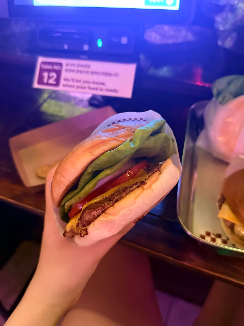 Cross-section of the BAS Burger showing the soft bun