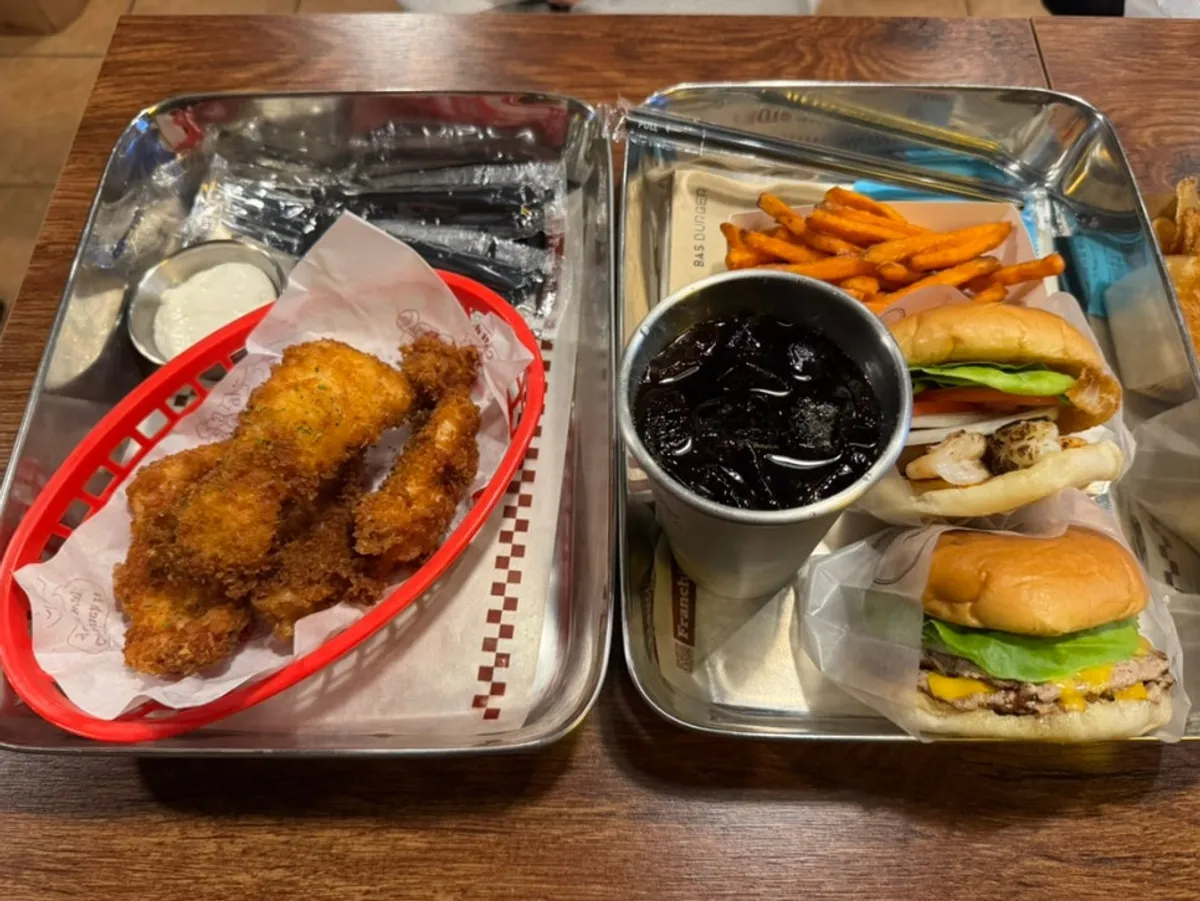 Handmade burgers and fries spread at Bas Burger Incheon Gyeyang District Office Branch