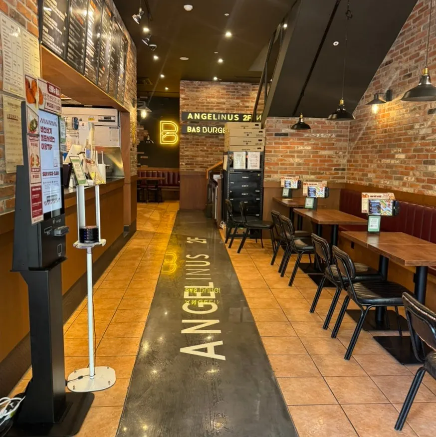 Single seating good for solo dining inside the restaurant