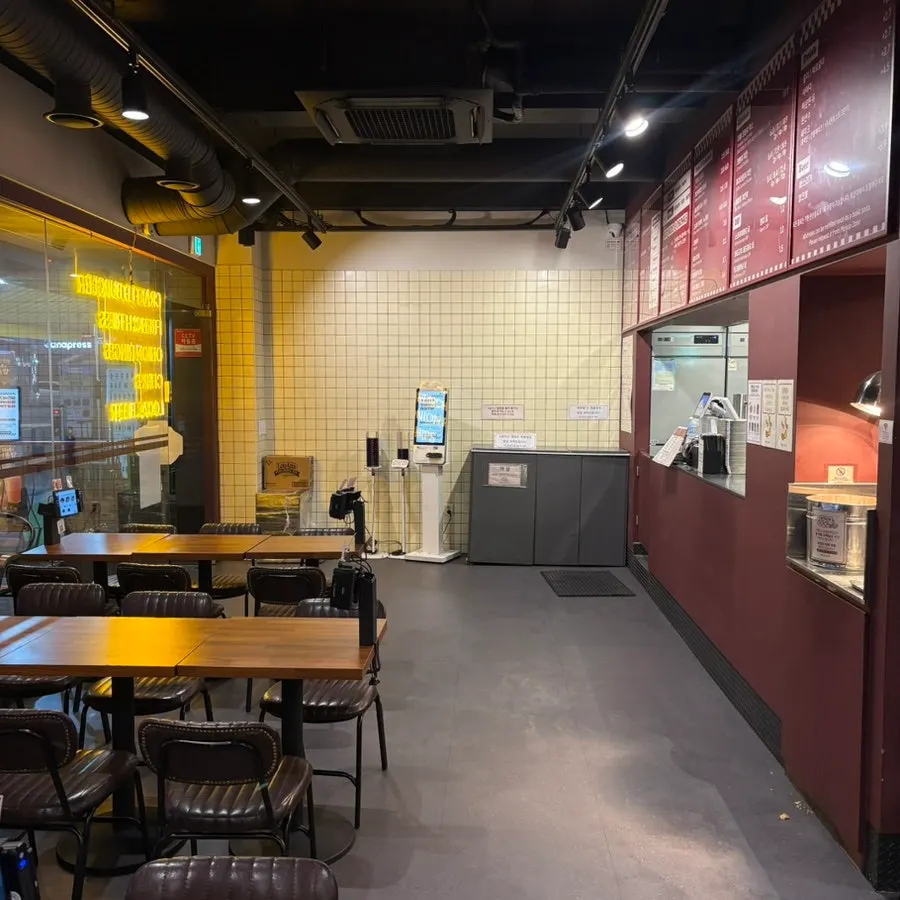Bar seating good for solo diners