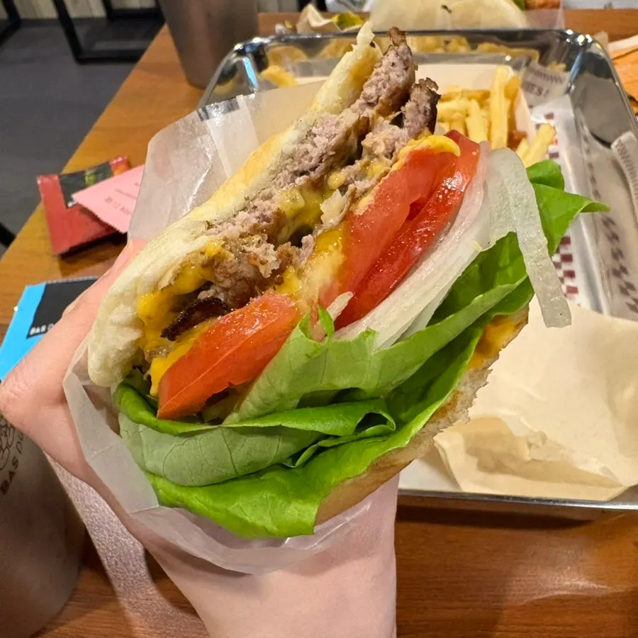 Five sauces with fries