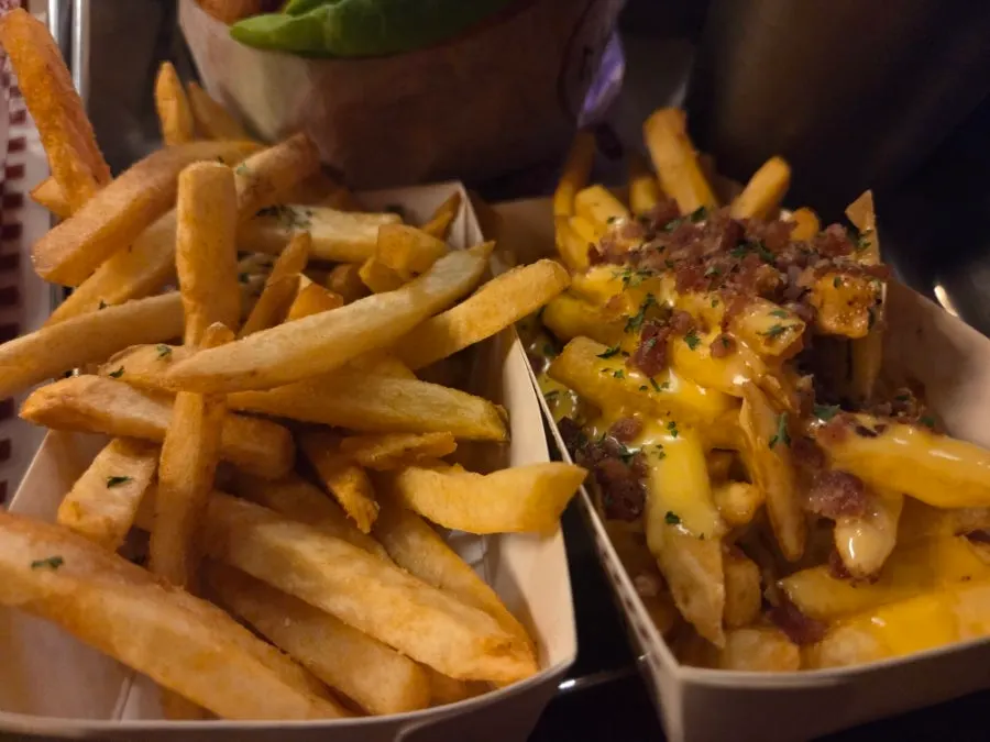 Crispy fried BAS Burger fries