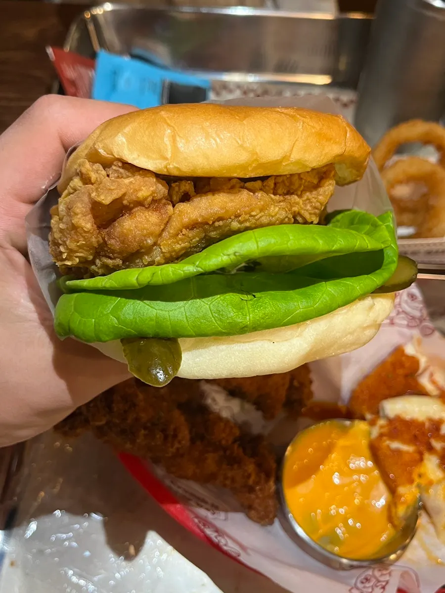 The Bass Chicken Burger