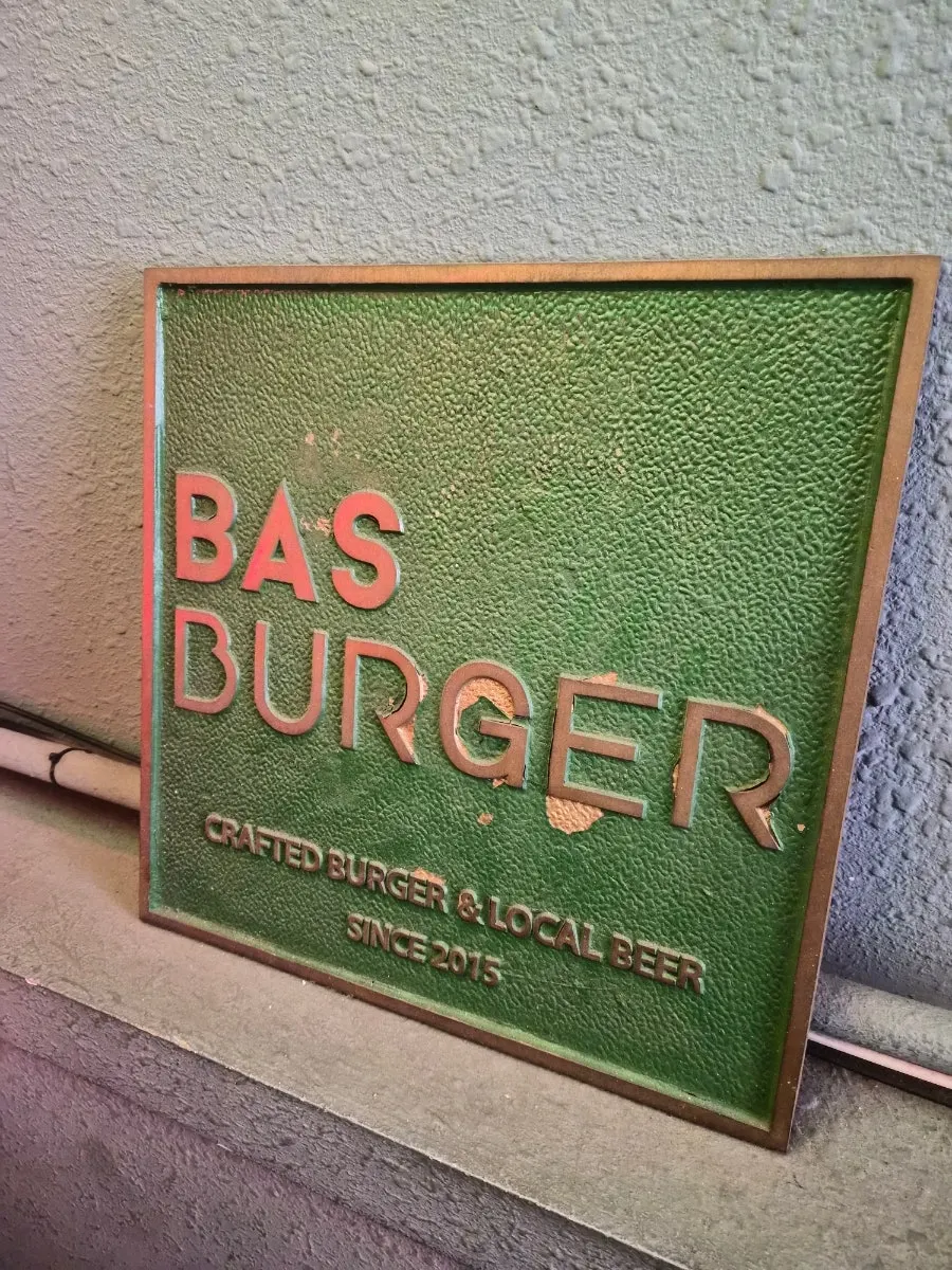 Seating good for solo dining at BAS Burger Euljiro Branch