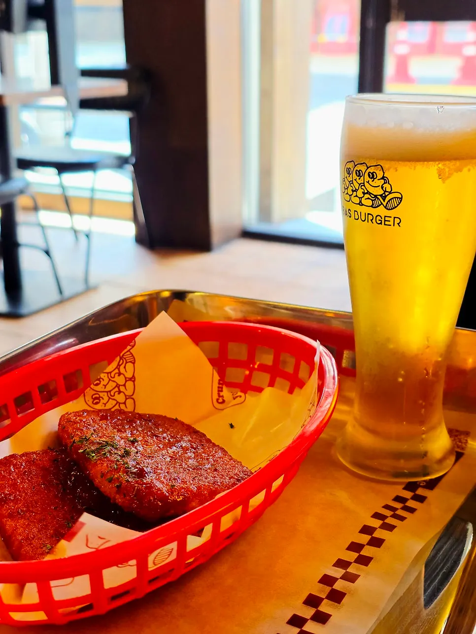 バスラガー286mlの生ビール一杯