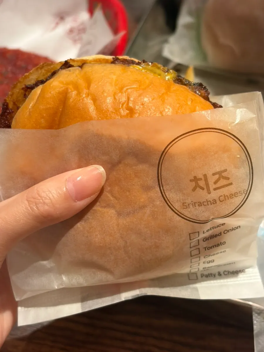 Burger set served with fries