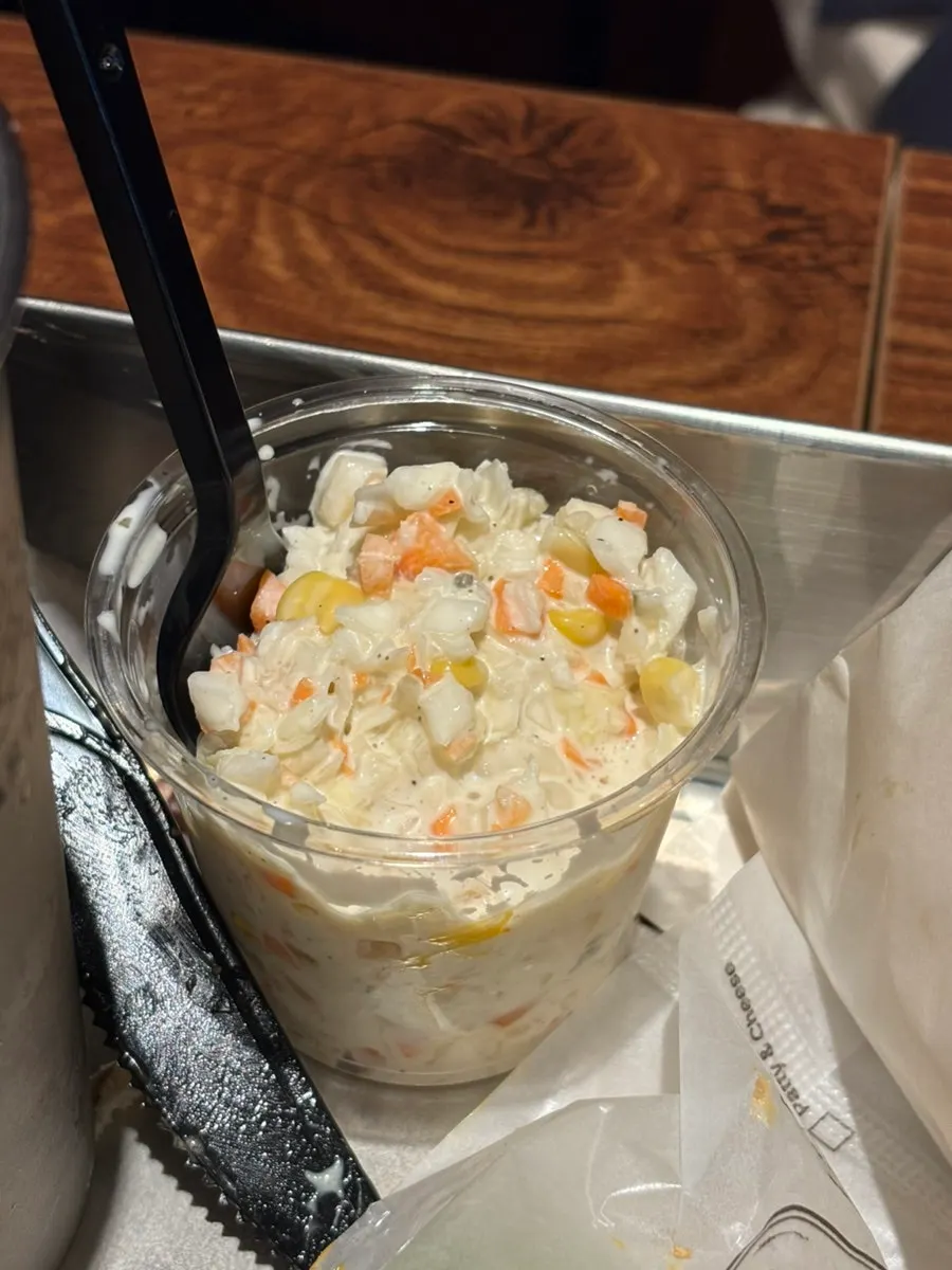 Coleslaw swapped in as the set side dish