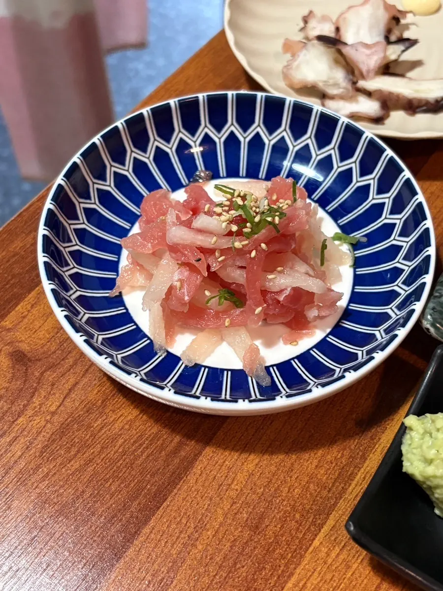 코스로 나온 참치육회