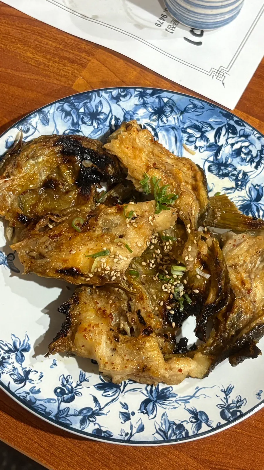 치즈구이와 간장소스 머리구이