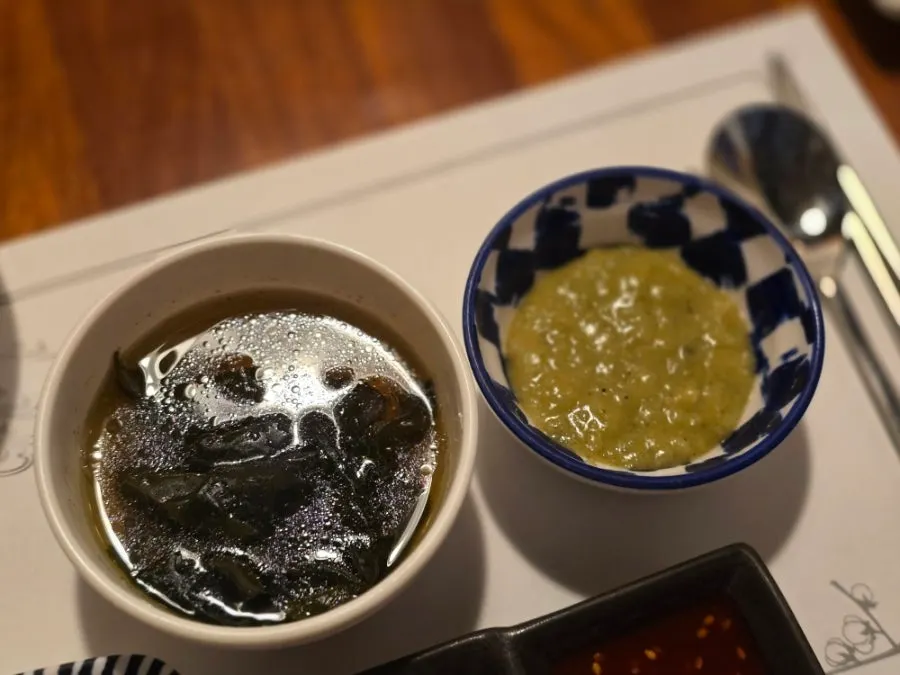 Tuna yukhoe served as part of the course