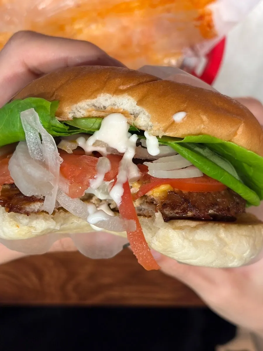 Cross-section of the Base double burger