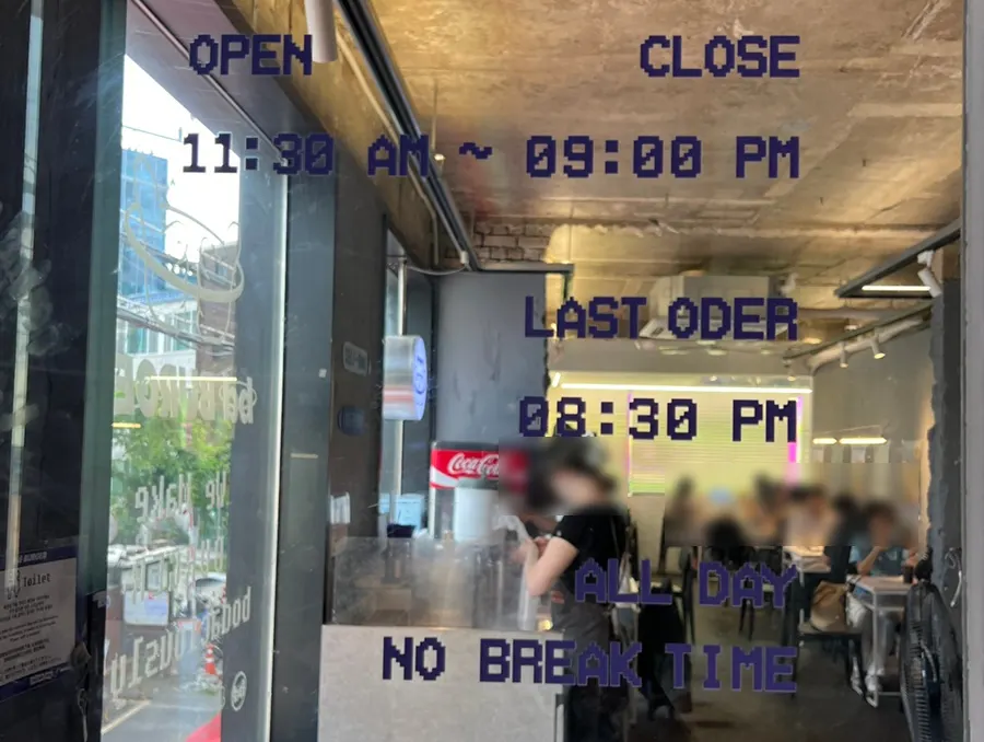 bd버거 성수 영업시간 안내