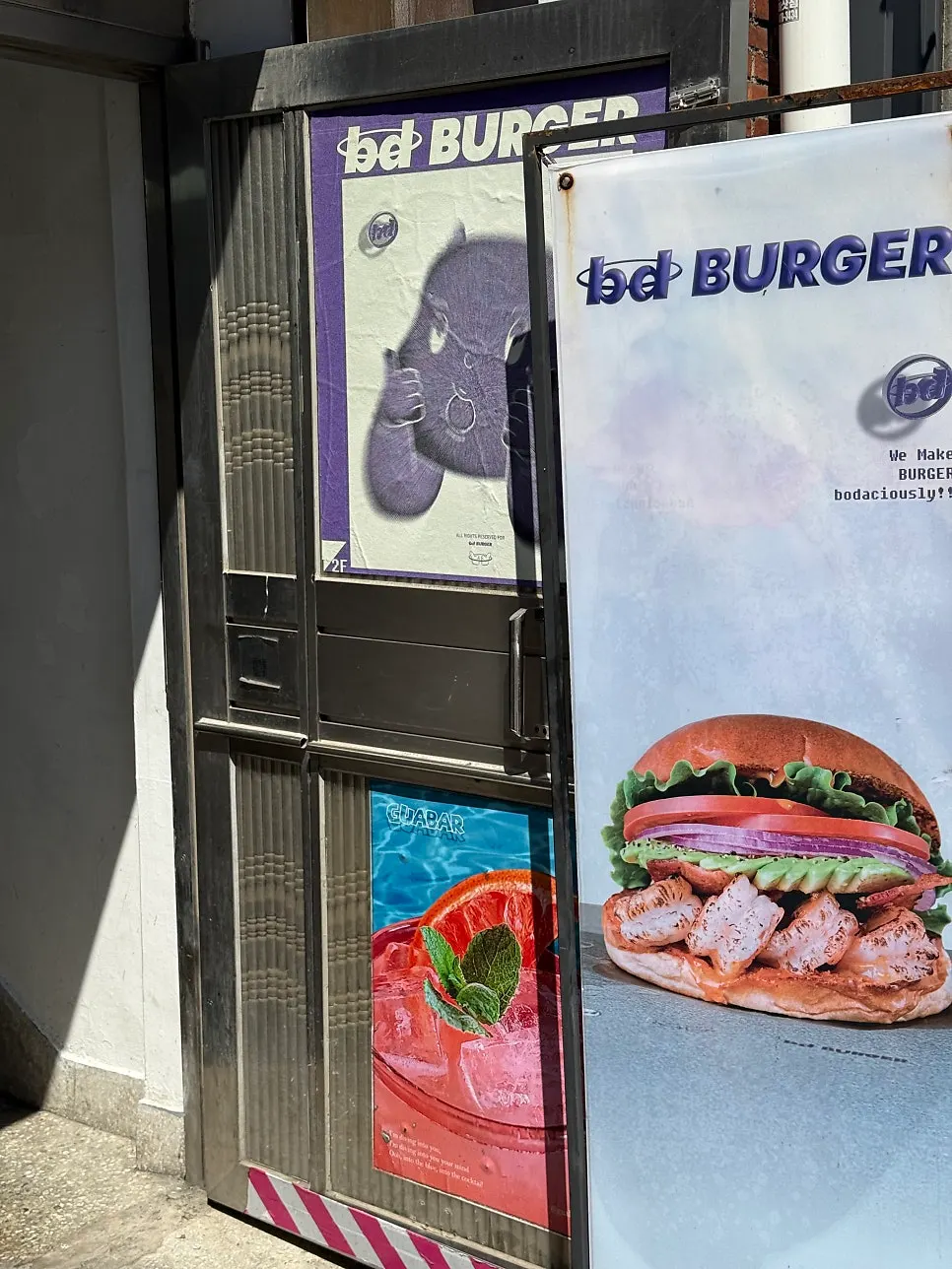 2nd-floor entrance of bd Burger on Seongsu-iro 14-gil