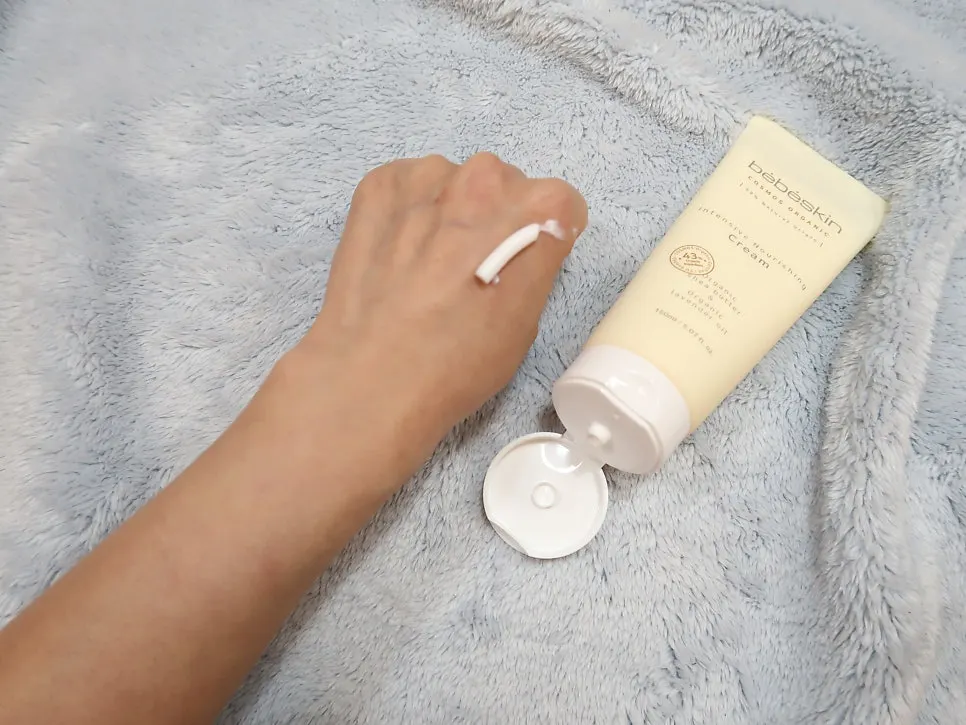 Tube container for body cream