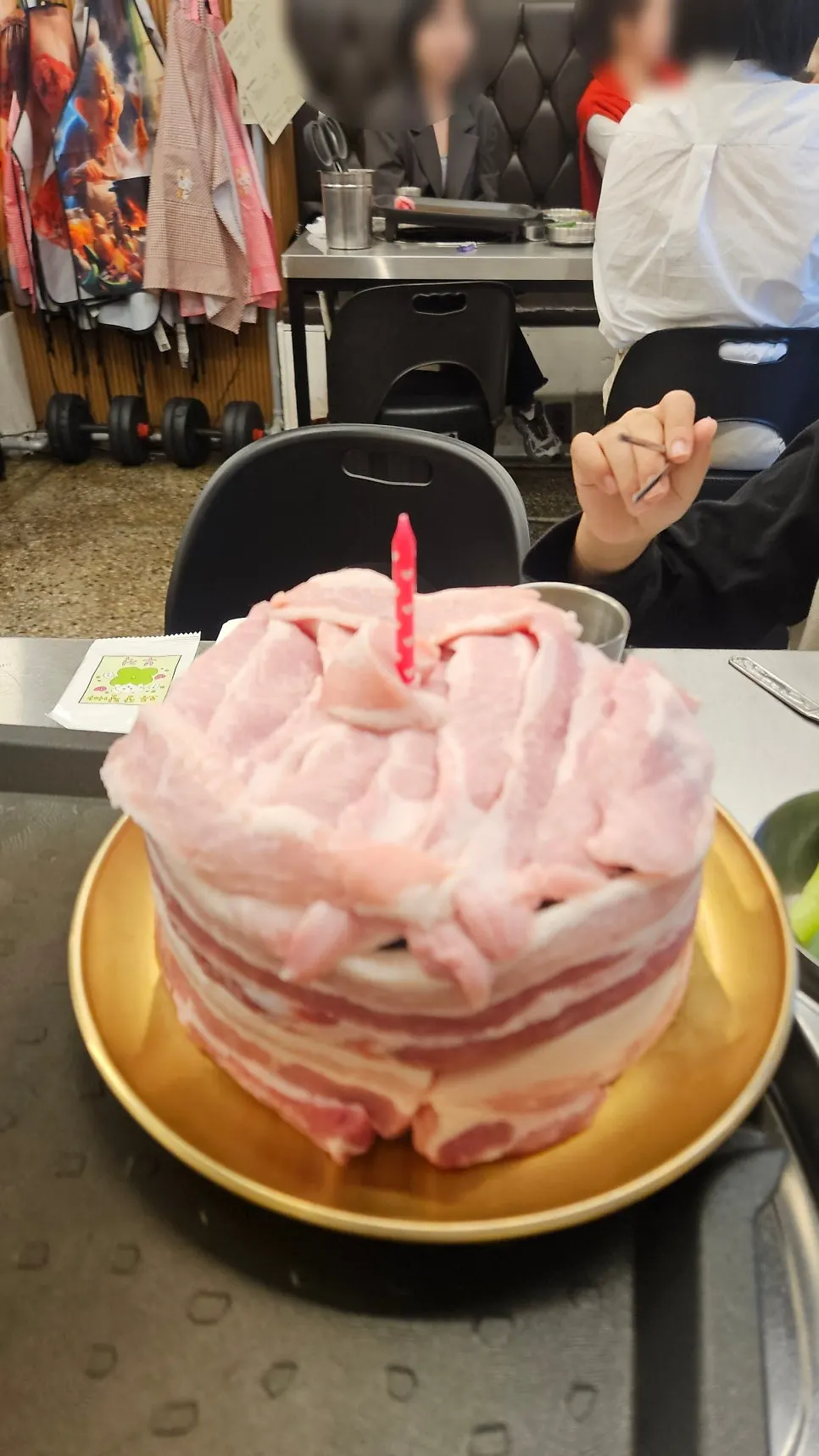 Main image of the meat cake at Beefjeong Gogi Jip near Sindang Station