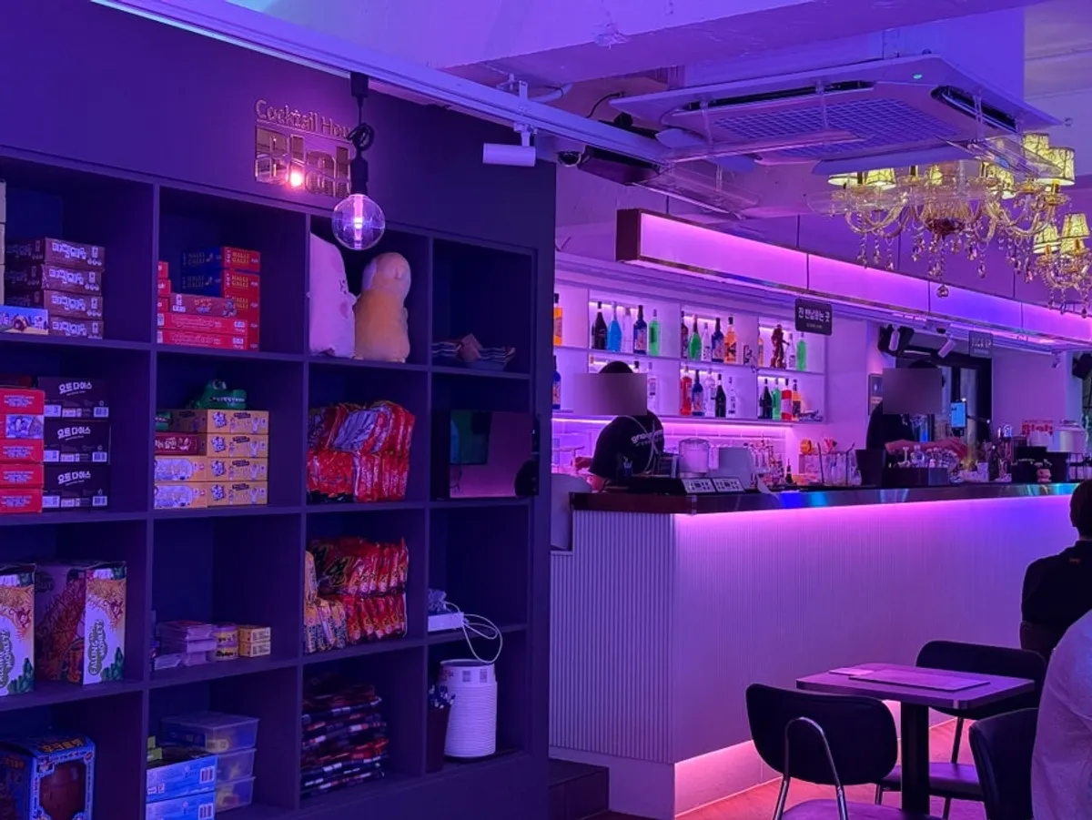 Kunjungan ke bar koktail unlimited V-Lab Konkuk dekat Stasiun Konkuk