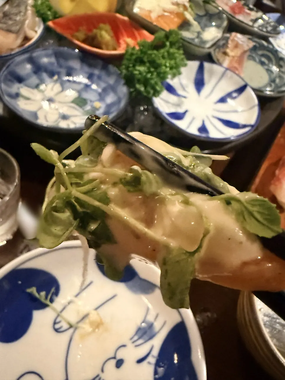 A warm cooked fish dish