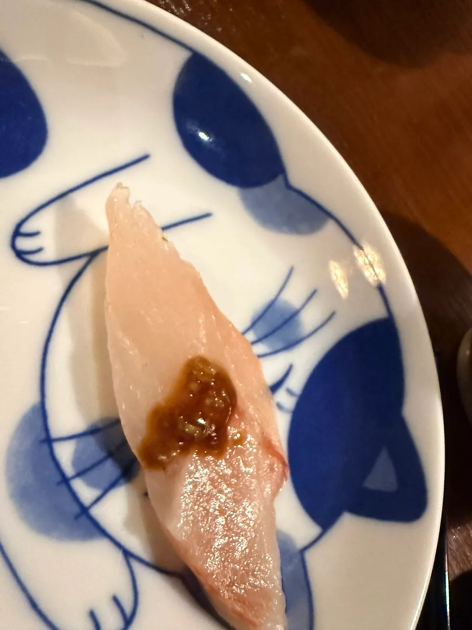 The aged sashimi set continuing on with warm dishes