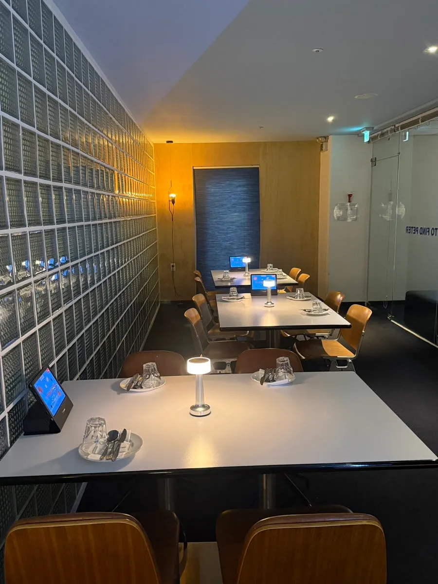 Seating in the first room of Two Find Peter Beomgye Branch