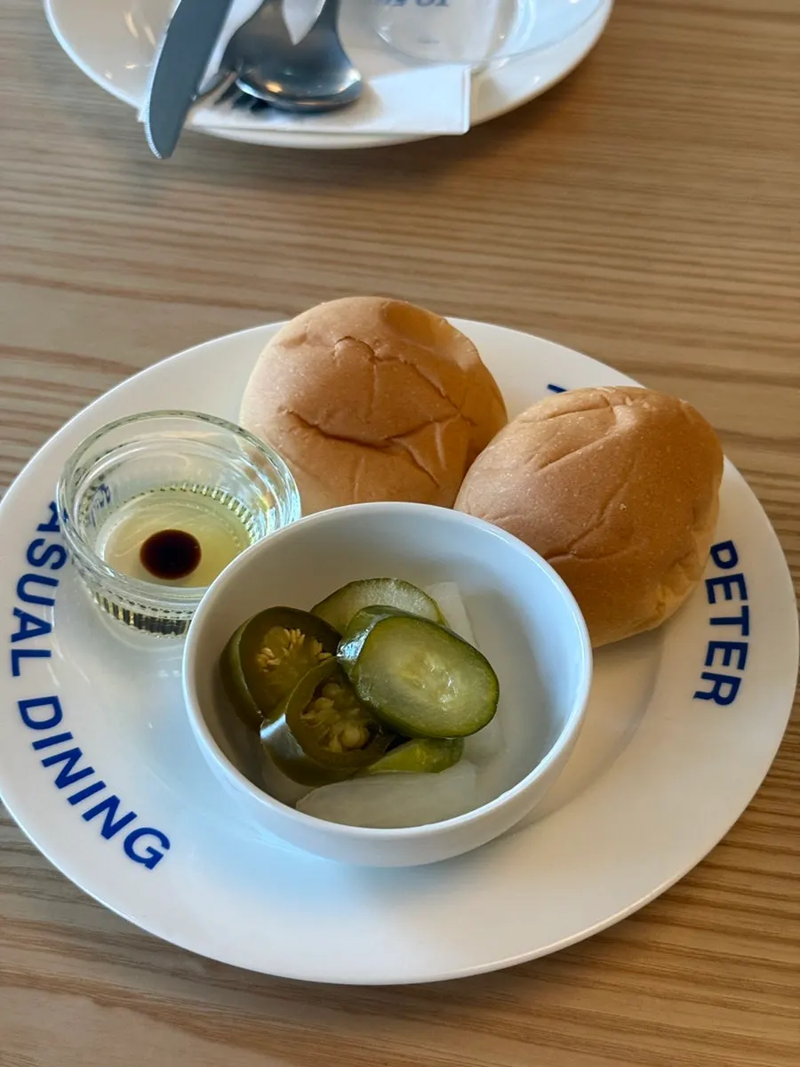 Complimentary bread served at the start