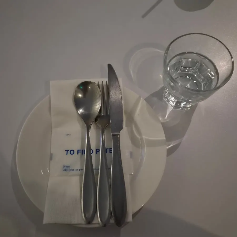 Pickles served with the pre-meal bread