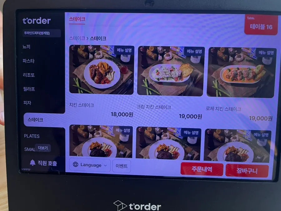 Image of Two Find Peter's steak menu