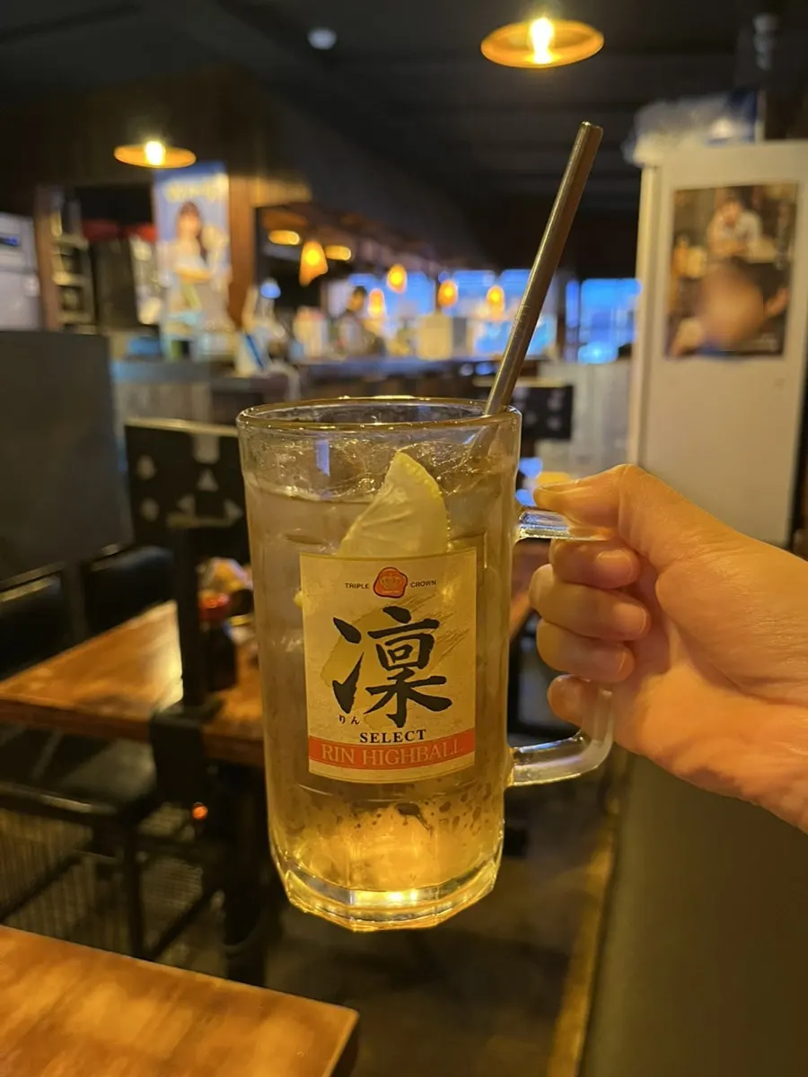 A glass of Hanmaek draft beer