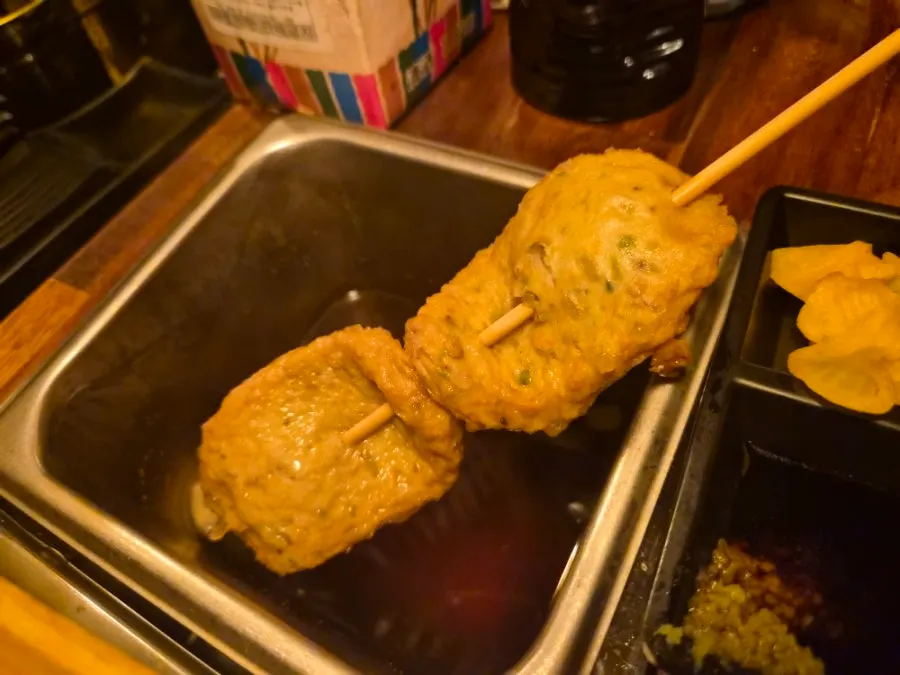 Handmade fish cake and the secret broth