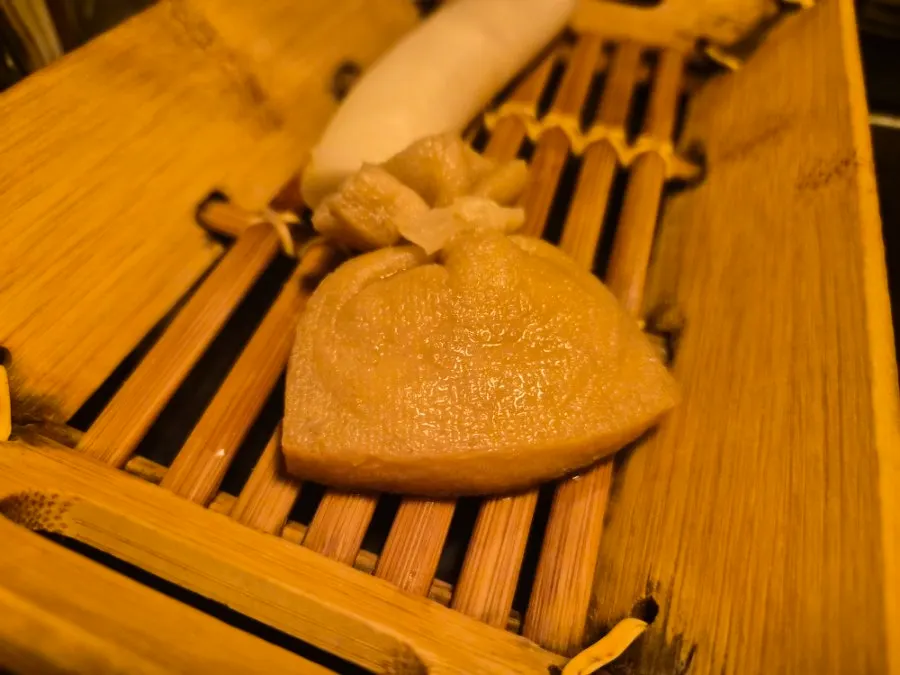 Chewy rice cake skewer