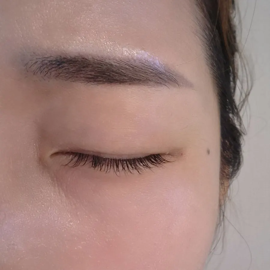 Finished JC-curl lash extension look