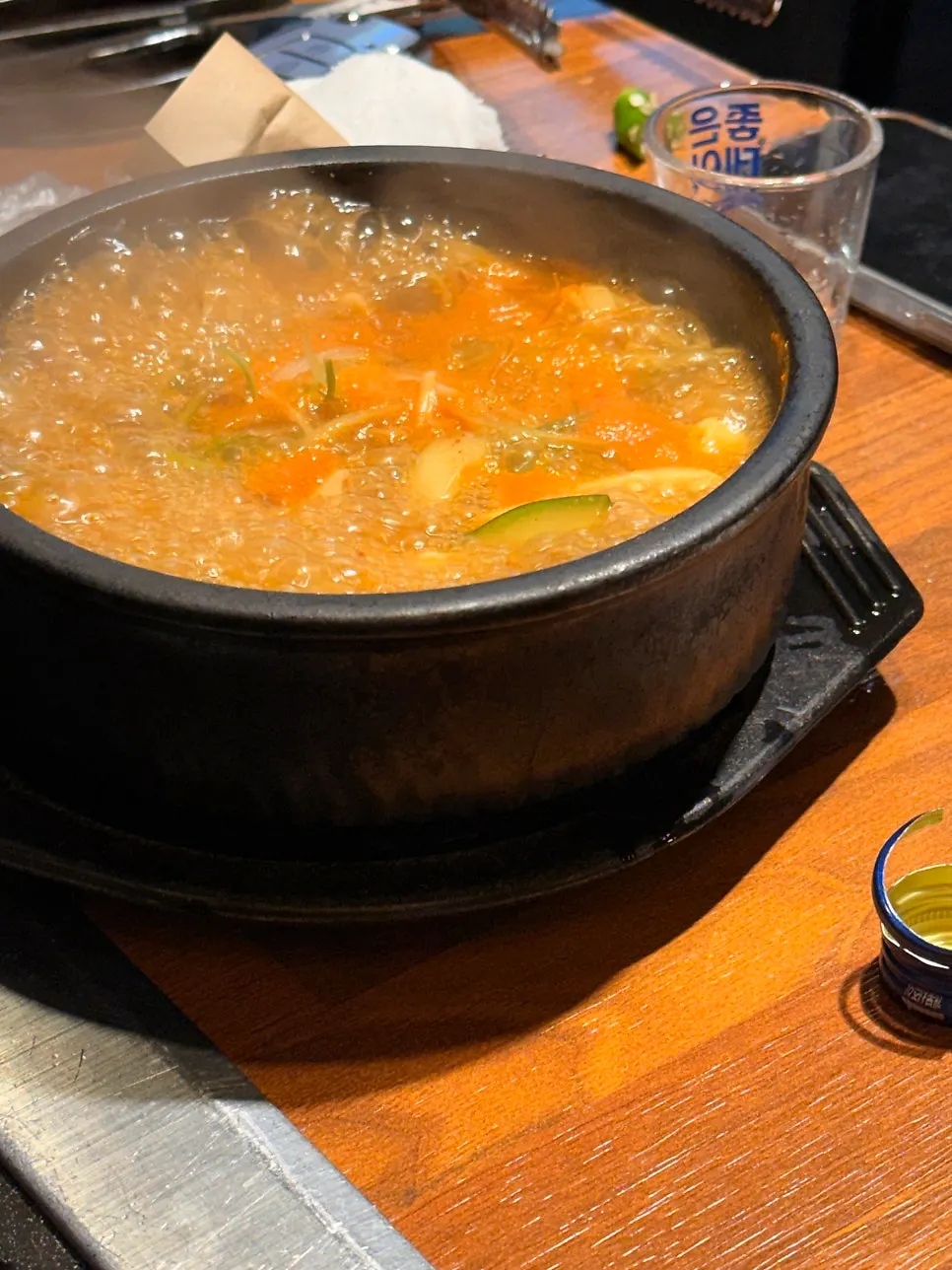 An additional 2 servings of hanwoo dwitgogi