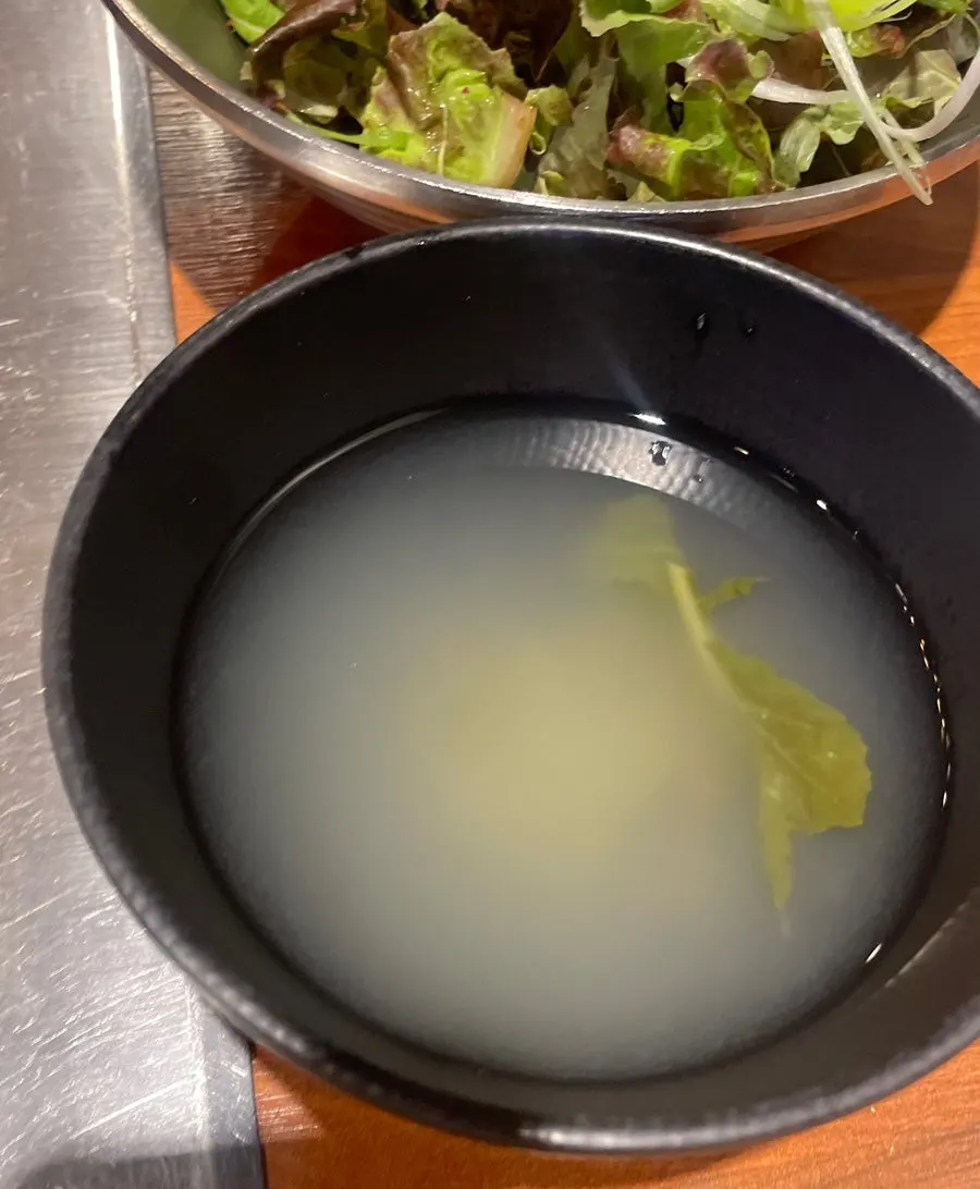 Side dish plate served alongside the beef