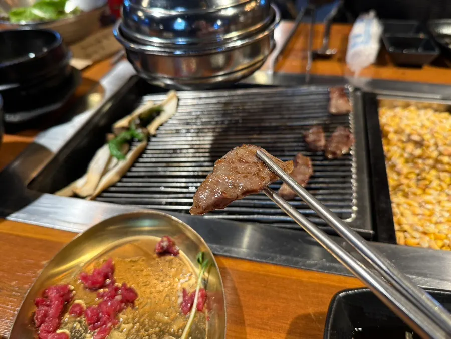 Marbling on rib dwitgogi