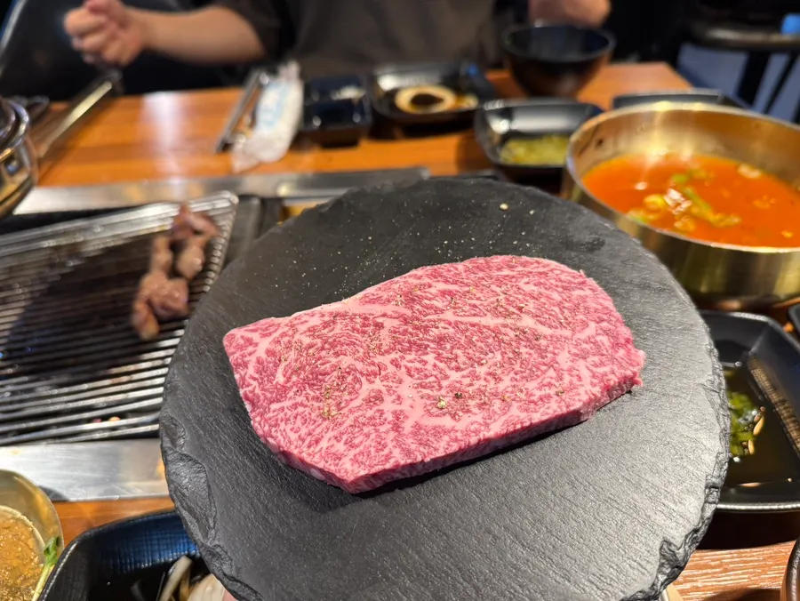Korean beef dwitgogi and sirloin