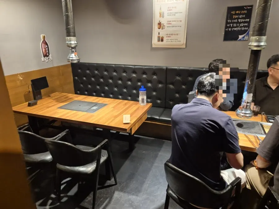 Restaurant interior for group dining