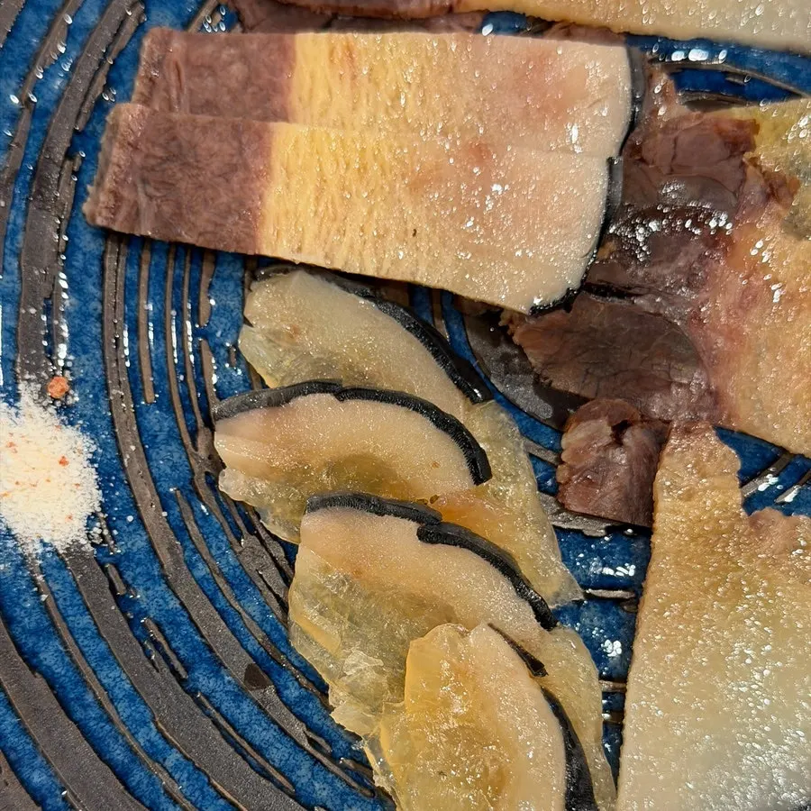 Trying whale meat for the first time