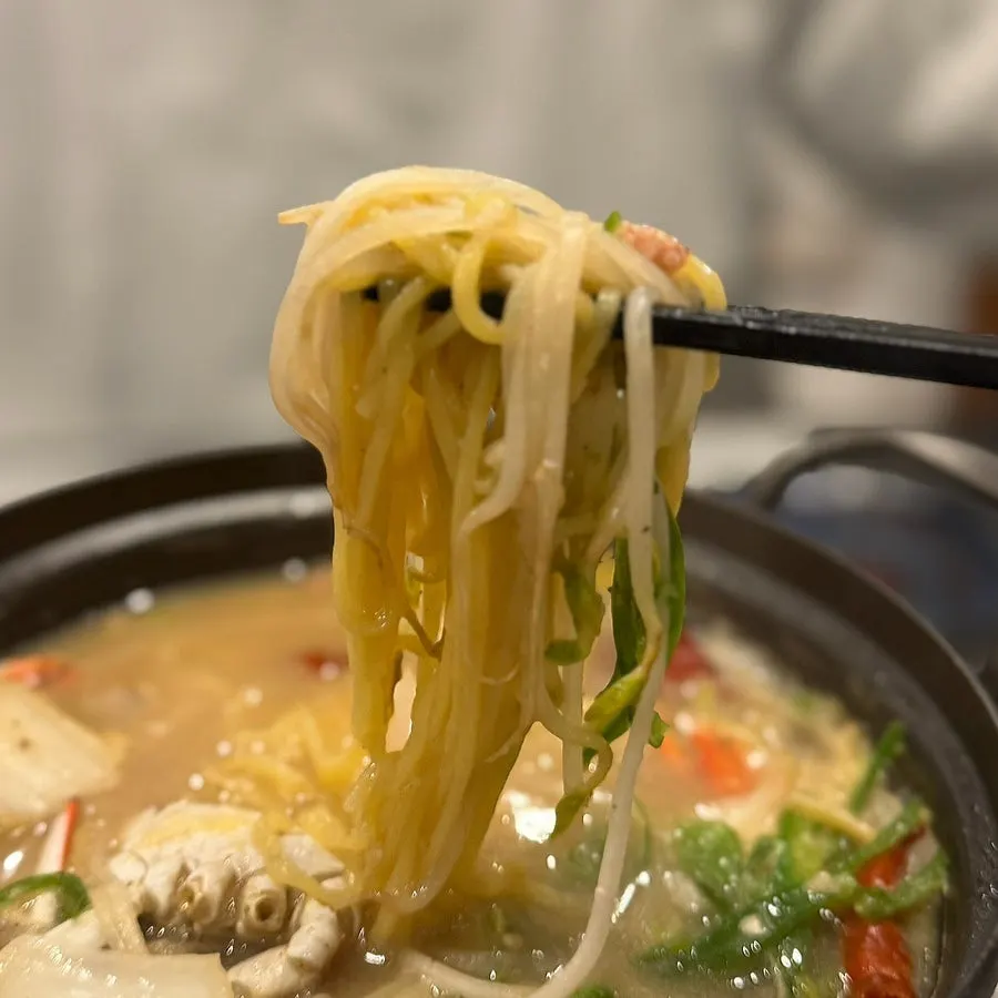 Grilled eel and Nagasaki jjamppong soup course