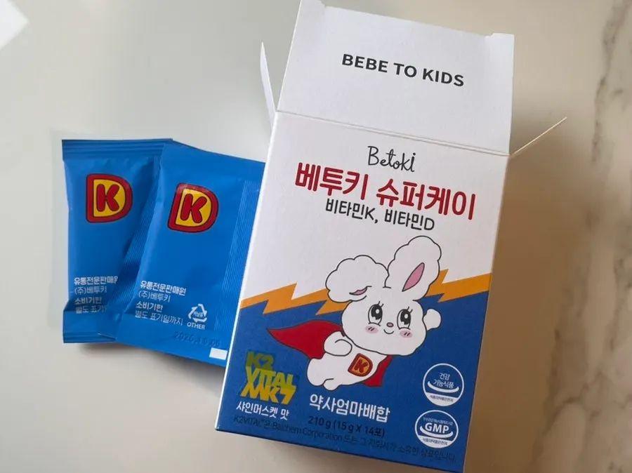 Super K package with a rabbit character
