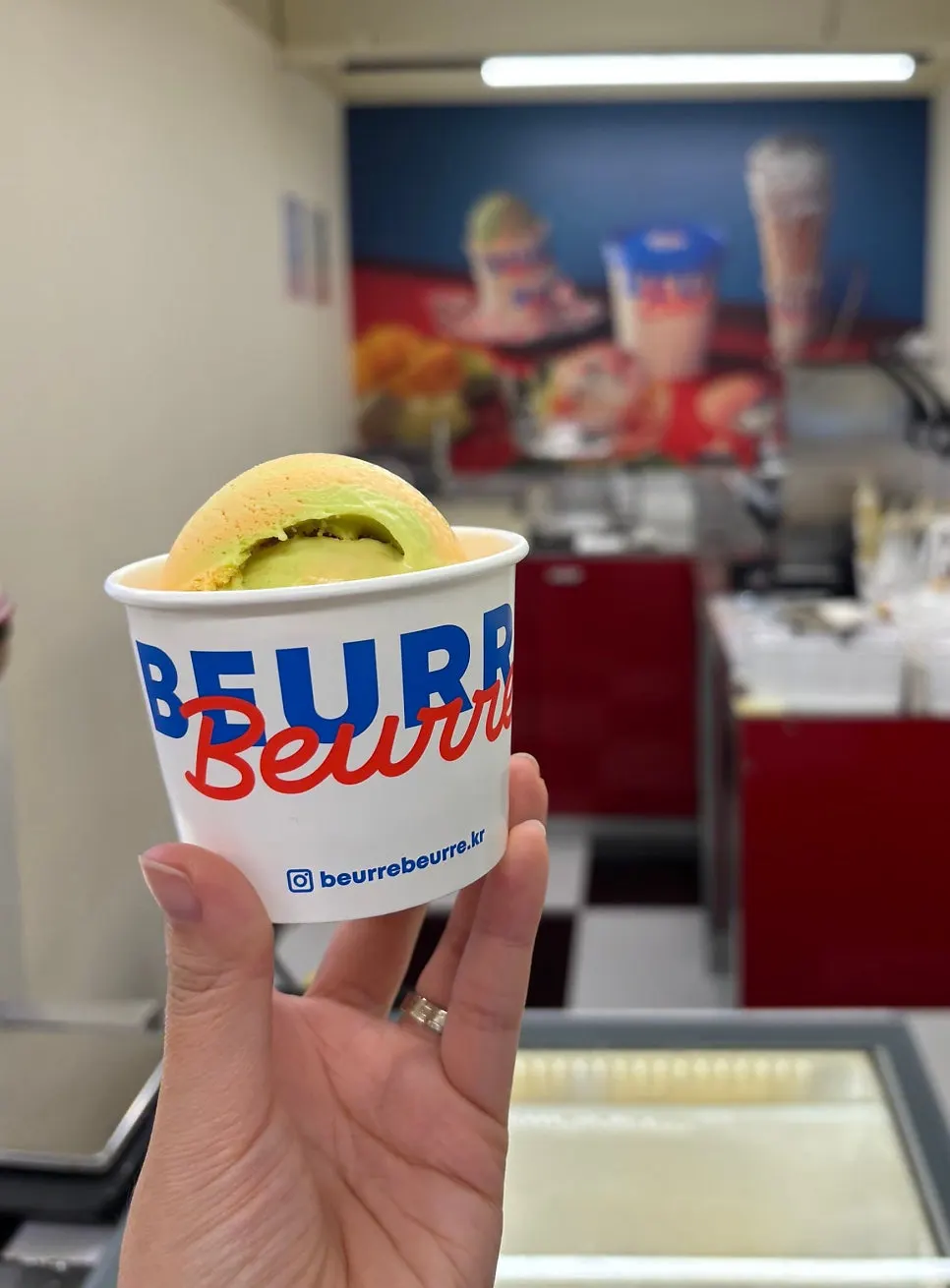 Beurre Beurre ice cream in pretty packaging