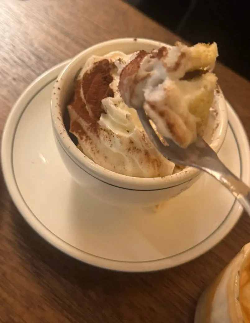 Tiramisu affogato at Biat Seongsu