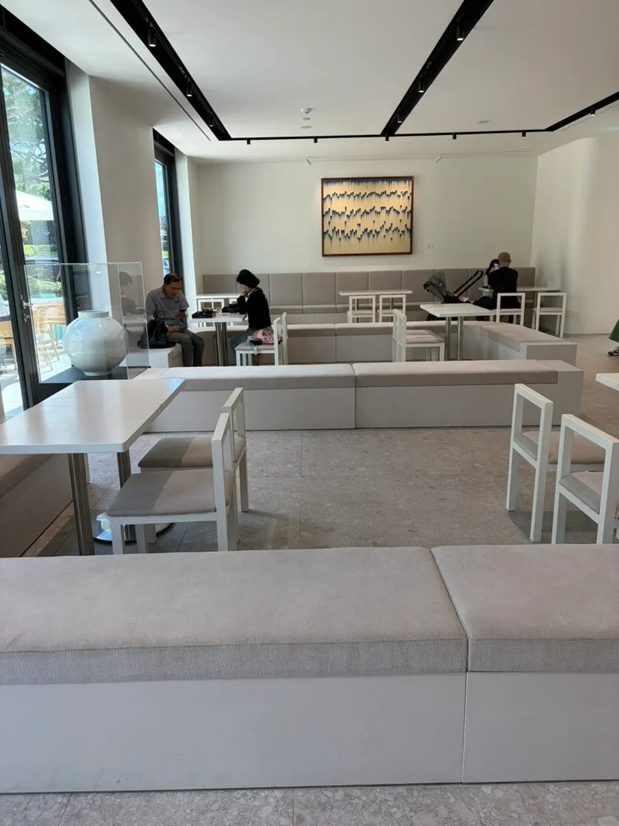 Interior of Bibibidang Gyeongju filled with natural light