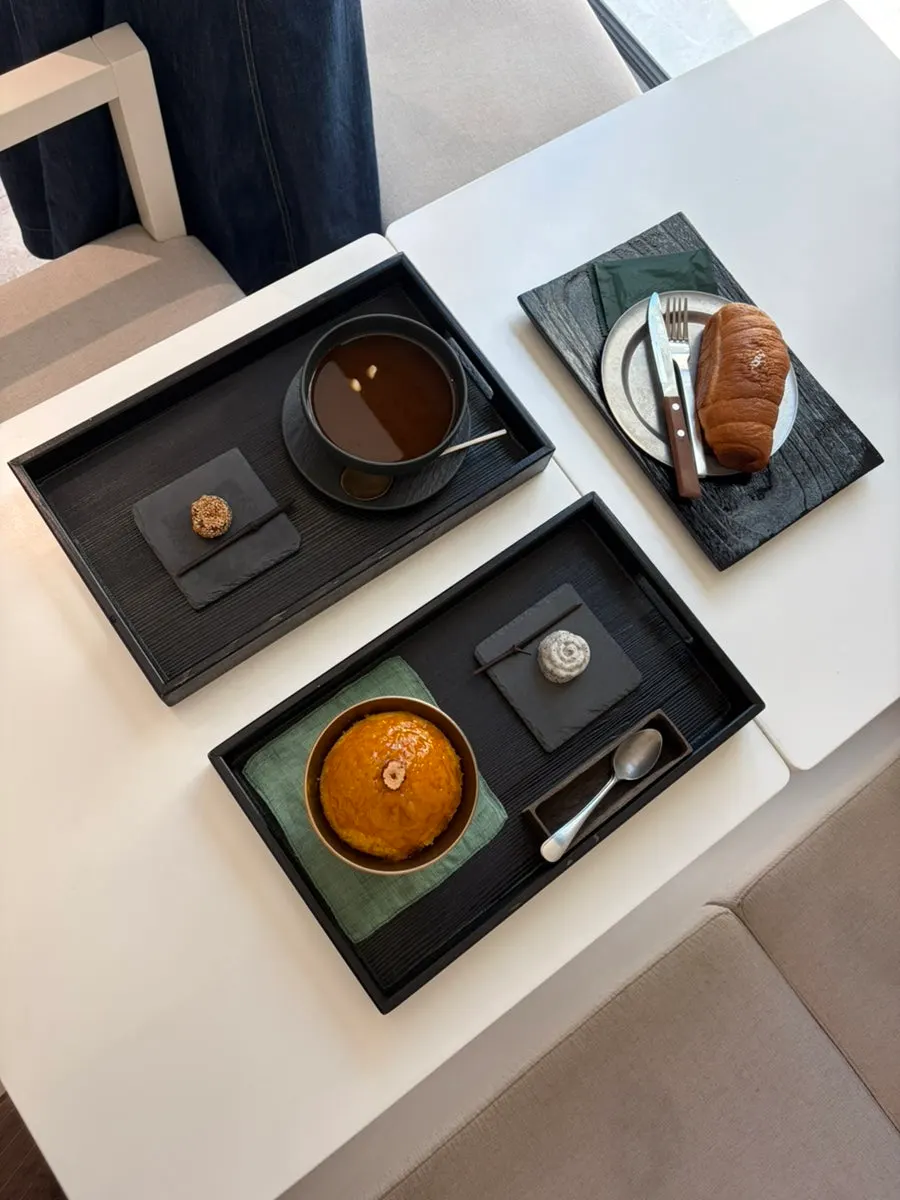 A neatly arranged table spread at Bibibidang