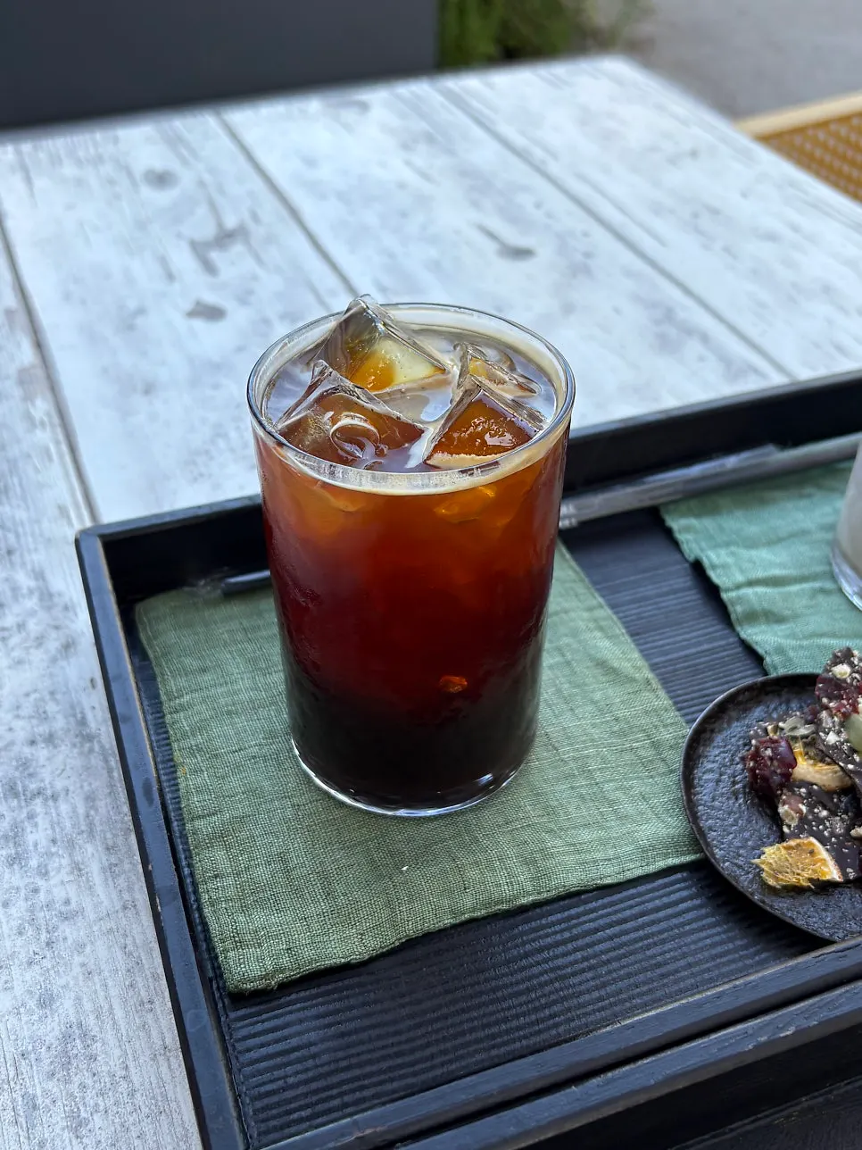 Decaf americano at Bibibidang Gyeongju