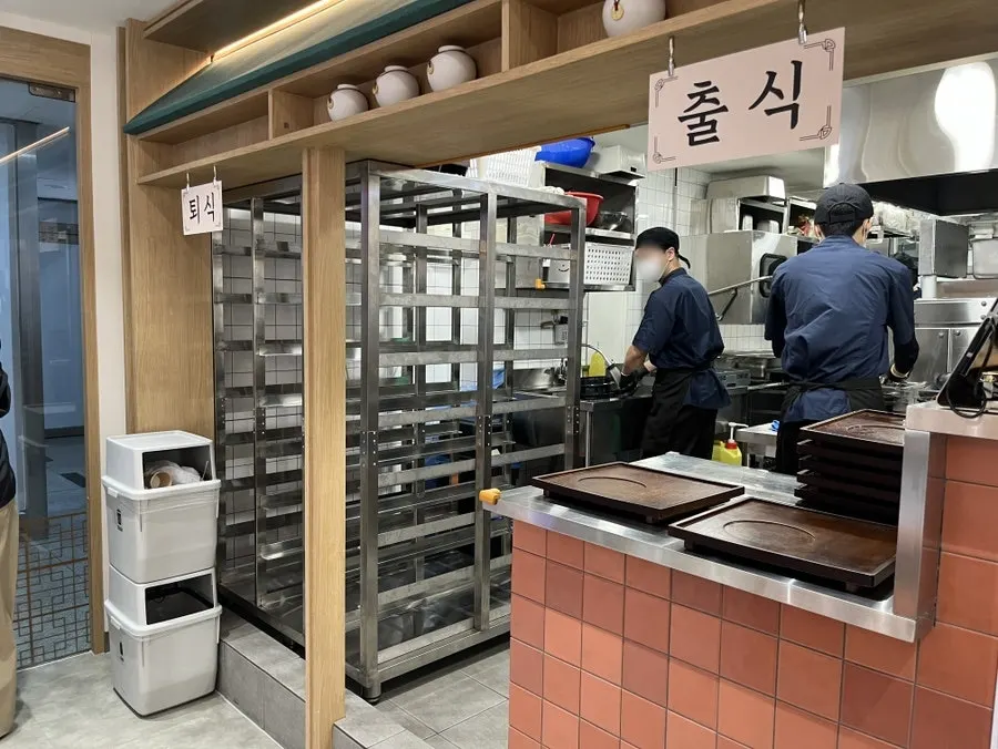 Finished single-person tray at Bibisam Gwacheon Main Branch