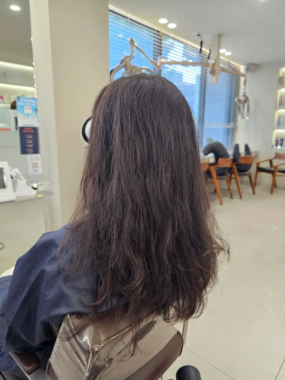 이너클리닉 전 손상된 모발 상태