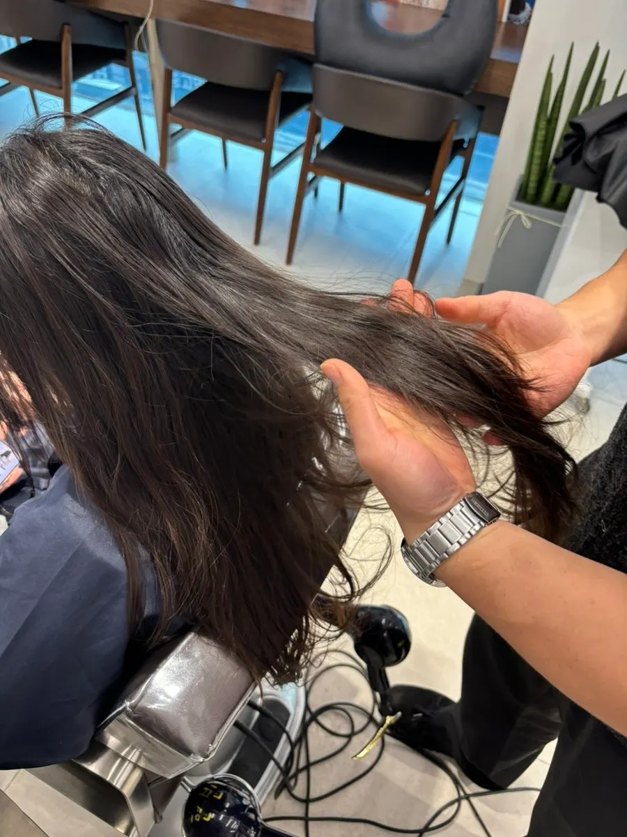 Hair dried out from perm and straightening